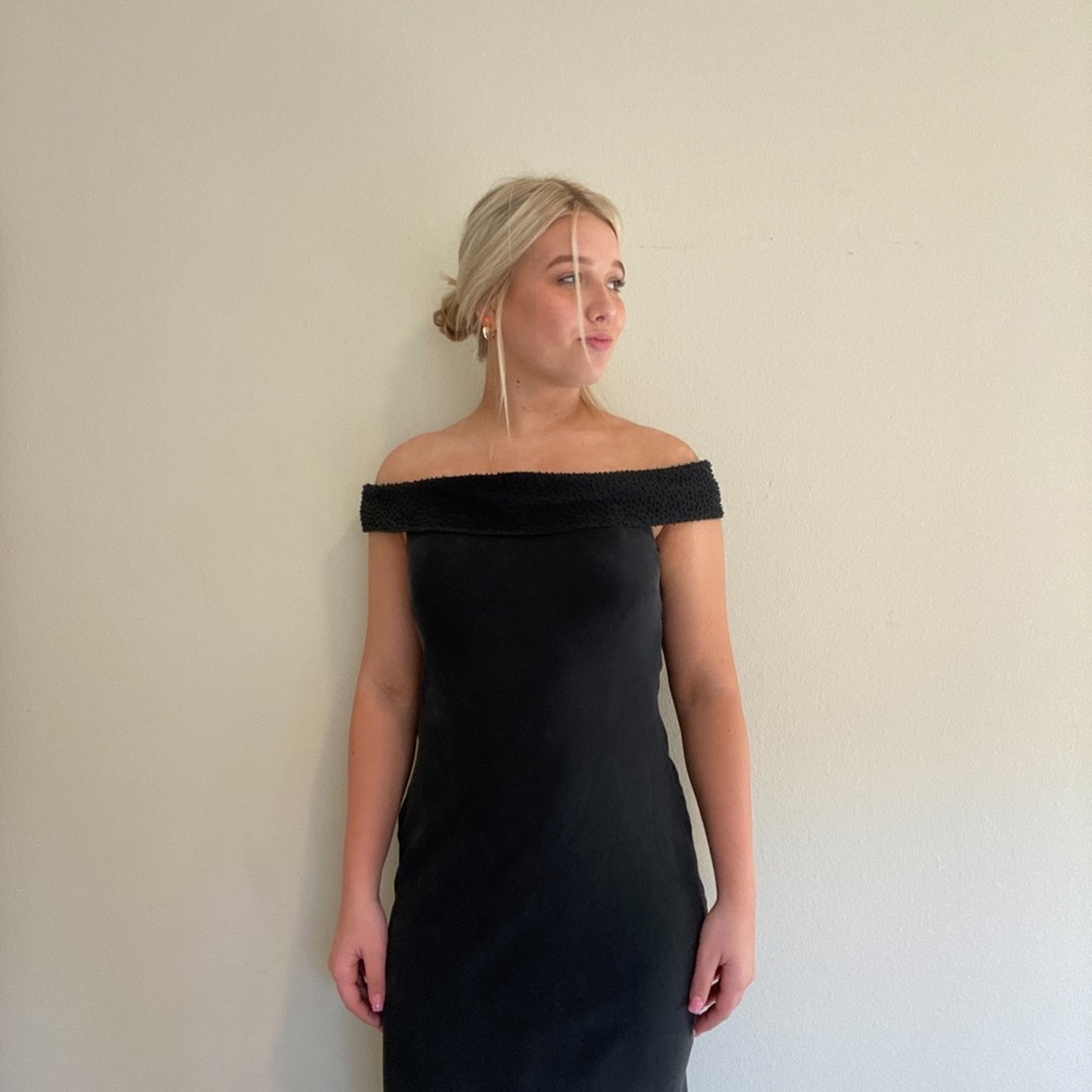 Ralph Lauren black formal dress